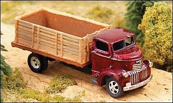 1940s GMC Cabover Grain Truck - Kit -- Unpainted, N, GHQ 56018