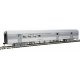 85′ Budd Baggage-Railway Post Office - Ready To Run -- Santa Fe (silver), HO, WalthersMainline 30302