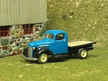 1939-1940 GMC Half-Ton Flatbed Truck - Resin Kit -- Unpainted, HO, Sylvan Scale Models V353