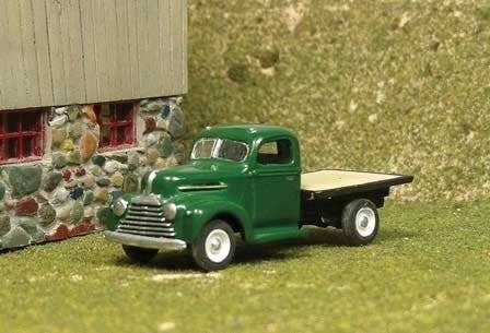 1946-1947 Mercury Half-Ton Flatbed Truck - Resin Kit -- Unpainted, HO, Sylvan Scale Models V352