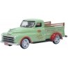 1948 Dodge B-1B Pickup Truck - Assembled -- Dans Service Garage (green, red), HO, Oxford Diecast 87DP48003