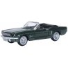 1965 Ford Mustang Convertible - Assembled -- Top Down (Ivy Green), HO, Oxford Diecast 87MU65006