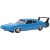 1969 Dodge Charger Daytona - Assembled -- Bright Blue, Black, HO, Oxford Diecast 87DD69004