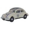 1960s Volkswagen Beetle - Assembled -- 53 (Pearl White, red, blue), N, Oxford Diecast NVWB001