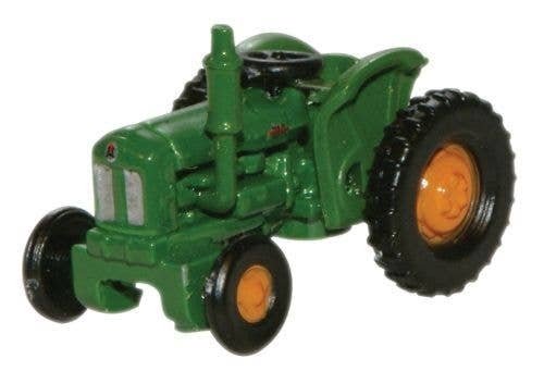 Fordson Farm Tractor - Assembled -- Green, Orange, N, Oxford Diecast NTRAC002