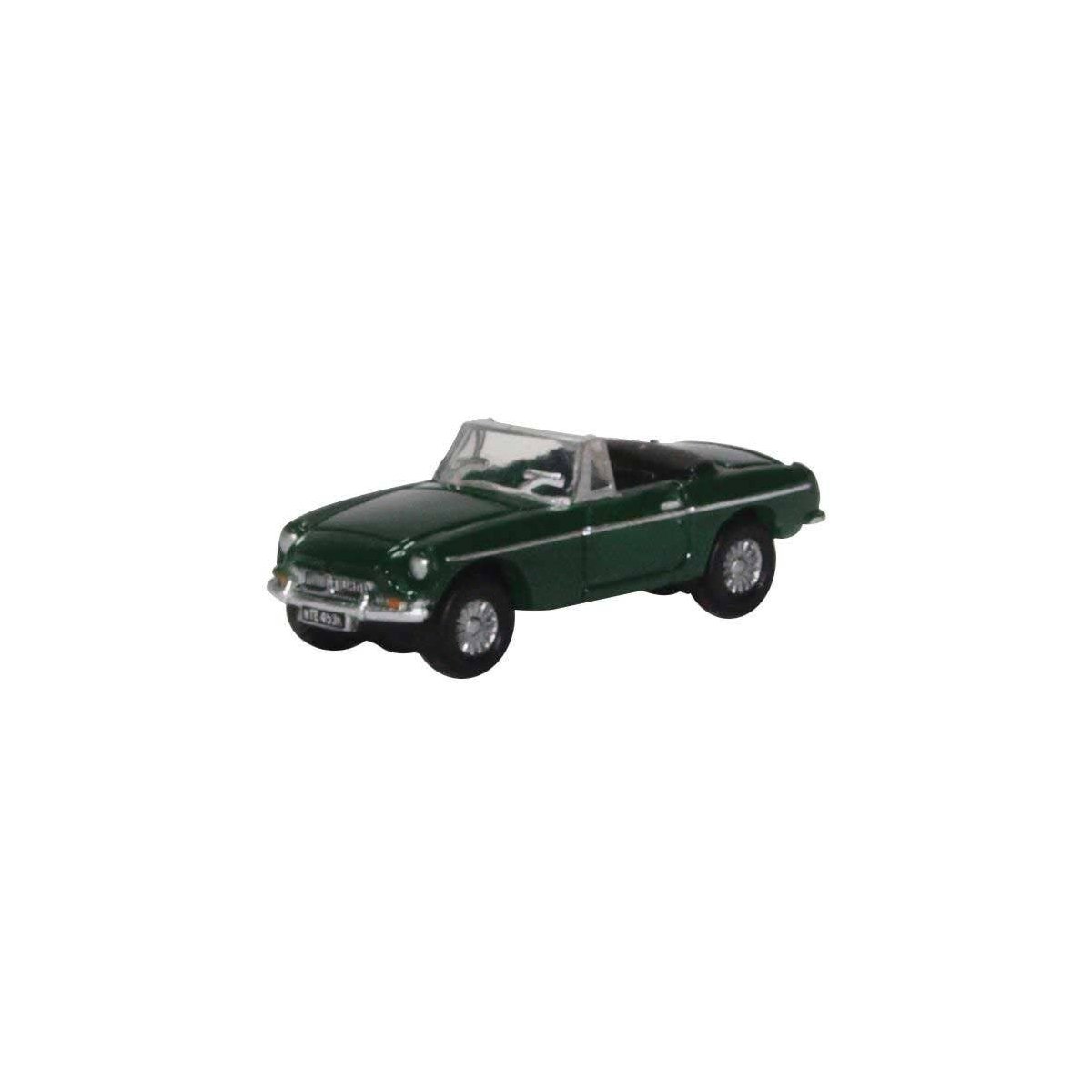 1962 MG MGB - Assembled -- British Racing Green, N, Oxford Diecast NMGB003