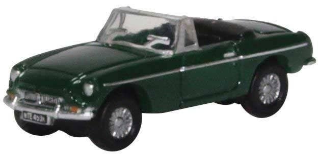 1962 MG MGB - Assembled -- British Racing Green, N, Oxford Diecast NMGB003