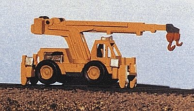 MOW Equipment -- Hydraulic High Rail MOW Crane, N, Railway Express Miniatures 2131