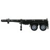 20′ Container Chassis - Assembled -- Black, HO, Herpa Models 5440