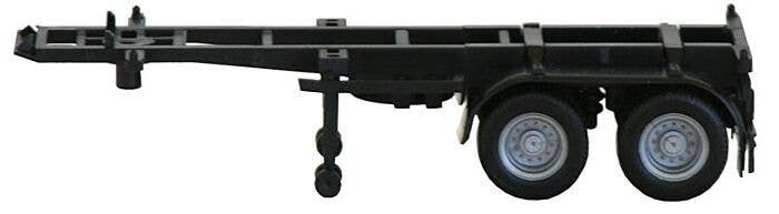 20′ Container Chassis - Assembled -- Black, HO, Herpa Models 5440