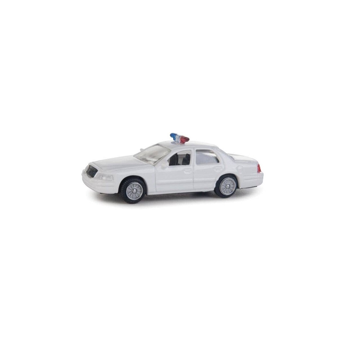 Ford(R) Crown Victoria Police Interceptor -- Police Agency Decals (white, Nonworking Lights, HO, Walthers SceneMaster 12024