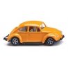 1960-1967 Volkswagen Old-Style Beetle 1200 - Assembled -- Orange, Black, HO, Wiking 81011