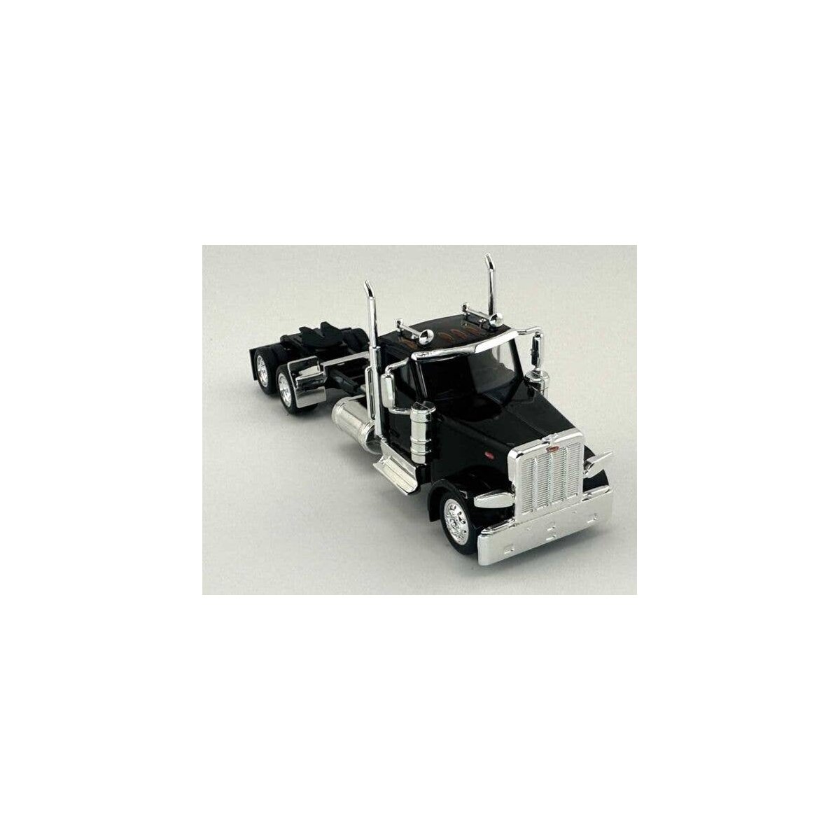 Peterbilt 589 2-Axle Day-Cab Semi Tractor - Assembled -- Black, HO, HO Logistics Replicas 589091