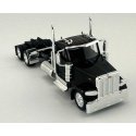 Peterbilt 589 2-Axle Day-Cab Semi Tractor - Assembled -- Black, HO, HO Logistics Replicas 589091