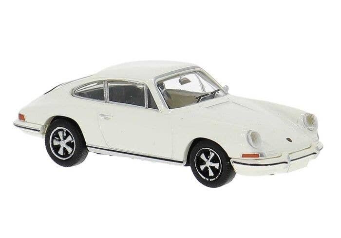 1968-1973 Porsche 911 - Assembled -- White, HO, Brekina Automodelle 16235