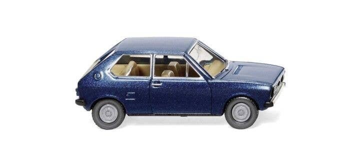 1975 Volkswagen Polo 1 - Assembled -- Metallic Bahama Blue, HO, Wiking 3645