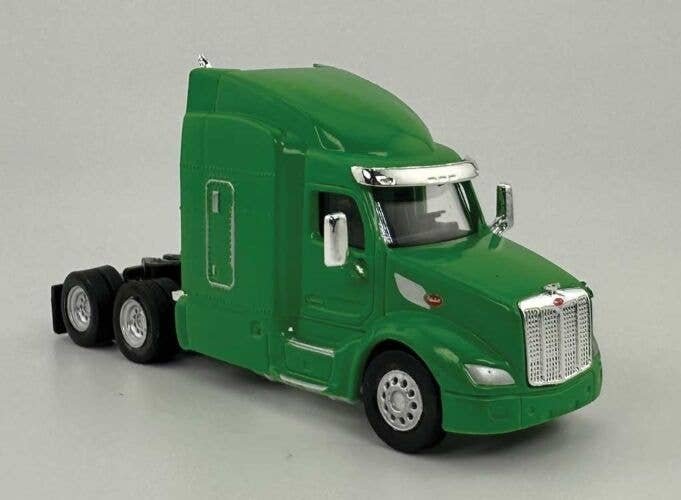 Peterbilt 579 Sleeper-Cab Semi Tractor - Assembled -- Lime Green, HO, HO Logistics Replicas 57904