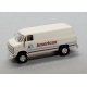 Chevrolet Cargo Vans -- American Air Lines (white, Red Lettering & Stripe, Blue Stripe), HO, Trident Miniatures 90345