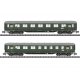 Type AB4u-38 1/2nd Class & BC4u-39 3rd Class D 96 Cars - Ready to Run - Minitr -- German Federal Railroad DB (Era III 1952, D 96
