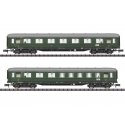 Type AB4u-38 1/2nd Class & BC4u-39 3rd Class D 96 Cars - Ready to Run - Minitr -- German Federal Railroad DB (Era III 1952, D 96