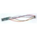Decoders -- N14SRP - Generic, Thin, 1-Amp 4-Function w/8-Pin NMRA Plug, N, NCE Corporation 132