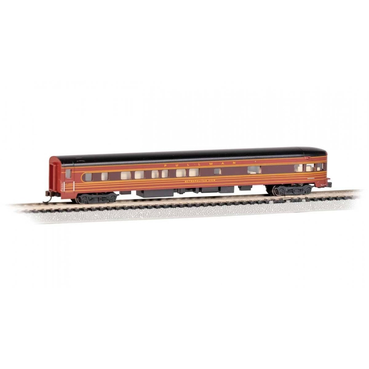 85` Smooth-Side Observation with Interior Lighting - Ready to Run -- Pennsylvania Railroad `Metropolitan View` (Fleet of Moderni