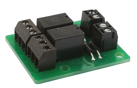 Dual Relay -- 2-Amp Relay for Connection to Switch-It or Switch 8 Accessory Decoder, All Scales, NCE Corporation 236