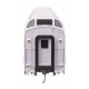 85′ Budd Great Dome - Ready to Run -- Amtrak(R) Ph III 9301, HO, WalthersProto 13601