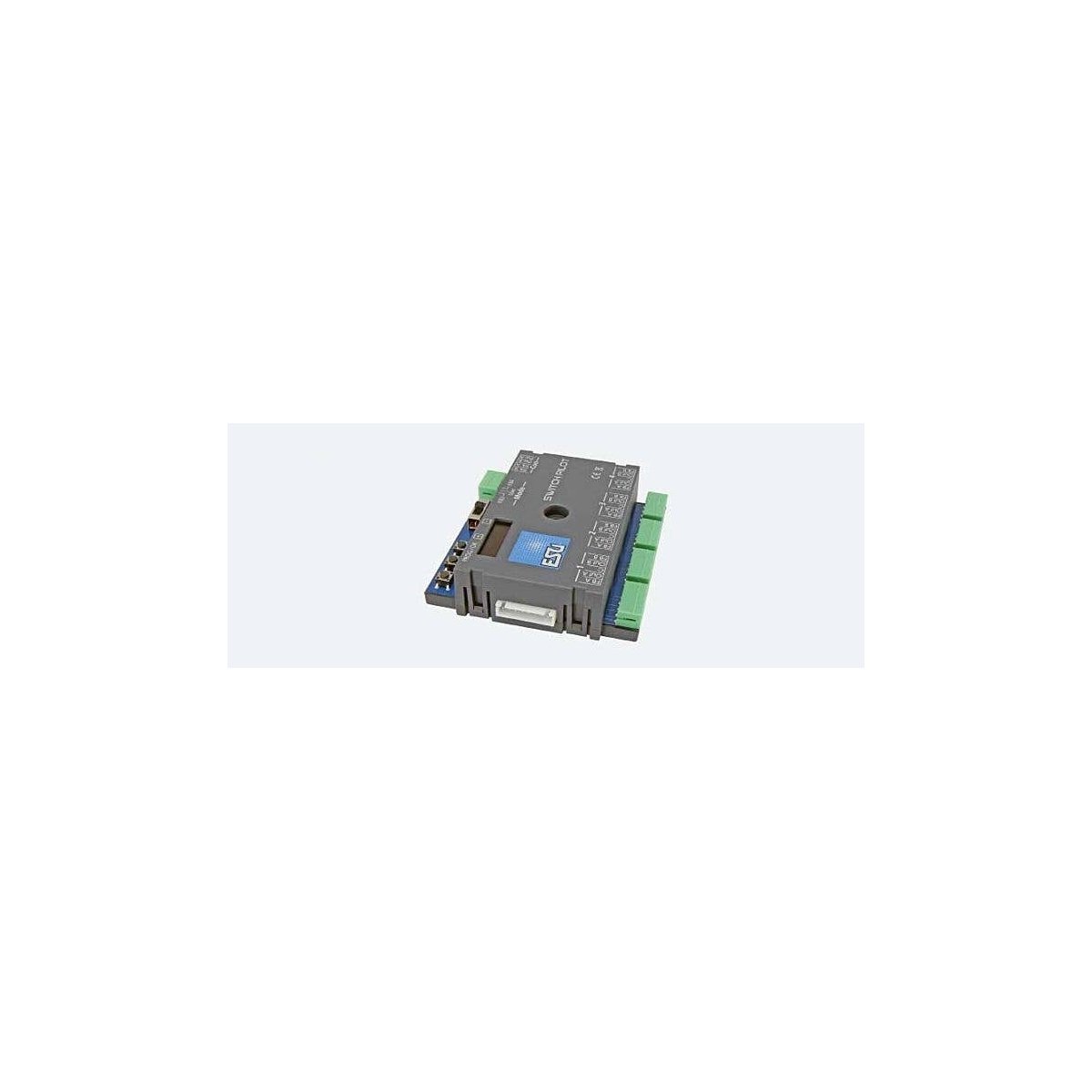 SwitchPilot V2.0 Accessory Decoder -- For 4 Twin Coils Magnetic or 2 Servo Switch Machin, All Scales, LokSound By ESU 51830