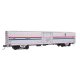 60′ Thrall Material Handling Car MHC-2 - Ready To Run -- Amtrak Phase III w/US Mail Logo 1569, HO, WalthersMainline 31105