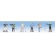 Recreation & Sports -- Skiers pkg(6) (Two Female, Four Male), HO, Noch Gmbh & Co 15827