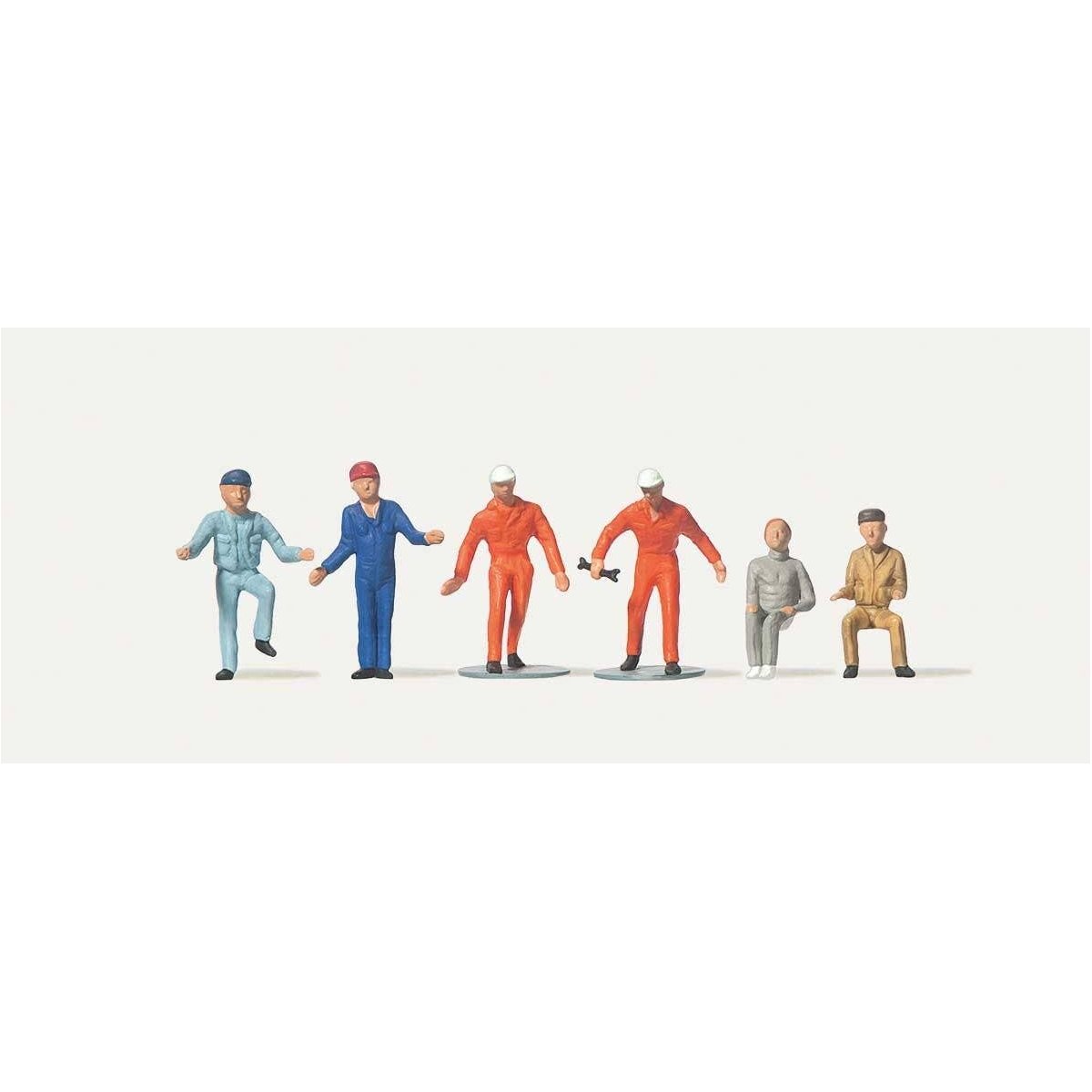Working People -- Truck Drivers and Occupants pkg(6), HO, Merten 212522