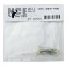 3mm LED -- Warm White pkg(20), All Scales, NCE Corporation 262