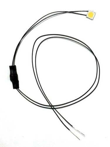 Mega Chip LED High Brightness SMD Style w/8′ 20.3cm Wire Leads -- Warm White 3/16 x 3/16 x 1, All Scales, Evan Designs UM0