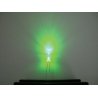 Tower LED 2mm - Set of 5 -- Green, All Scales, Miniatronics Corp. 1282205