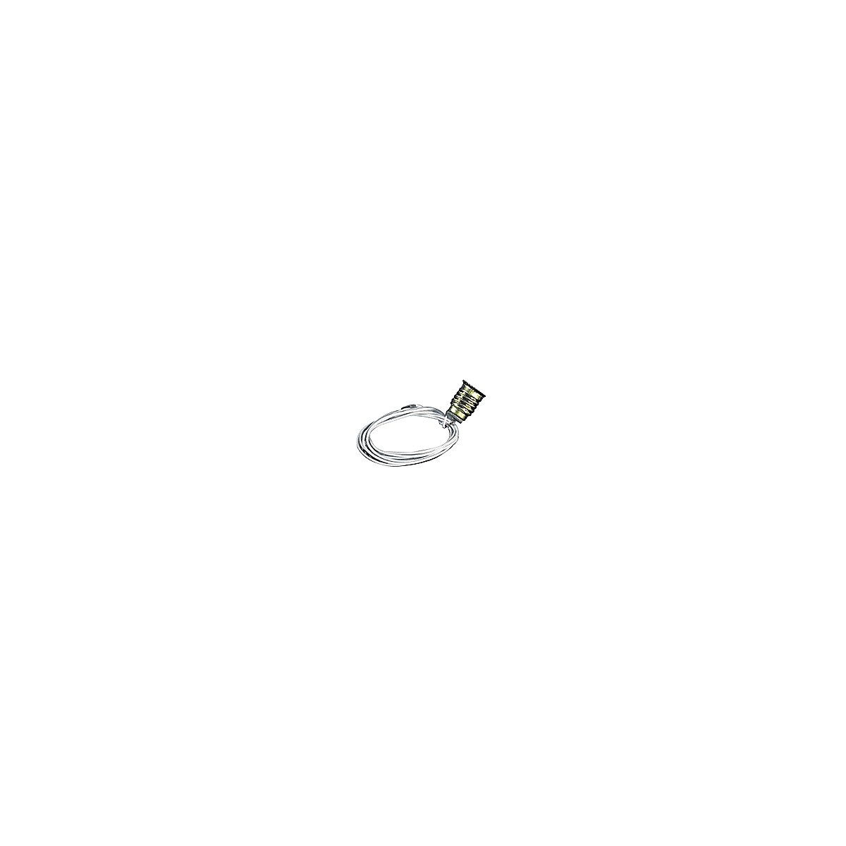 Bulb Socket w/8′ Black Wires, All Scales, Cir-Kit Concepts Inc 10108