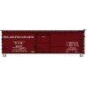 36′ Double-Sheathed Wood Boxcar w/Steel Roof, Ends, Fishbelly Frame - Kit -- Philadelphia & Reading 4239 (Boxcar Red), HO, Acc
