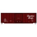 AAR 40′ Plug-Door Boxcar - Kit -- Canadian Pacific 143209 (Boxcar Red, Script Lettering), HO, Accurail Inc 3127