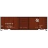 40′ PS-1 Steel Boxcar - Kit -- New York, Susquehanna & Western 415 (Boxcar Red, white), HO, Accurail Inc 3461