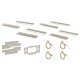 Floor-Mount Interior Light Starter Set w/Adjustable Frames -- White LEDs, HO, Viessmann Modellspielwaren 6045