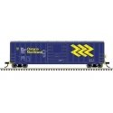 Berwick 50′ Boxcar - Ready to Run - Master(R) -- Ontario Northland 7879 (blue, yellow), HO, Atlas Model Railroad Co. 20007002