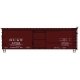 36′ Double-Sheathed Wood Boxcar w/Steel Roof, Ends, Straight Underframe - Ki -- Delaware, Lackawanna & western 43862 (Boxcar R