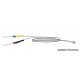 LED with Wire, Dropping Resistor and Diode -- Blue pkg(5), All Scales, Viessmann Modellspielwaren 3564