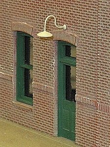 Gooseneck Building Light Kit pkg(8) -- White LEDs (Modern Era Lighting), HO, Ngineering NK0151