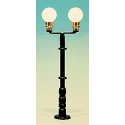Lampposts -- Double Park Light (green) 2-3/8′ 5.9cm, HO, Miniatronics Corp. 7208201