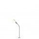Single Curved-Arm LED Light with Plug and Socket Base -- 1-7/8′ 4.8cm, N, Brawa Modellspielwaren 83000