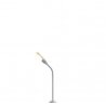 Single Curved-Arm LED Light with Plug and Socket Base -- 1-7/8′ 4.8cm, N, Brawa Modellspielwaren 83000