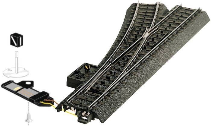 Warm White Turnout LED Lantern Kit -- Fits 2 C-Track Turnouts, HO, Marklin, Inc 74471