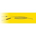 Micro LED w/Soldered Leads & Dropping Resistor -- Yellow 1/16 x 1/32′ 1.6 x ., All Scales, Viessmann Modellspielwaren 3561