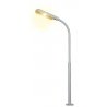 LED Whip-Style Street Lamp w/Plug Base & Socket -- Yellow LED, 10-16 V, 2-1/8′ 5.4cm T, N, Viessmann Modellspielwaren 6491